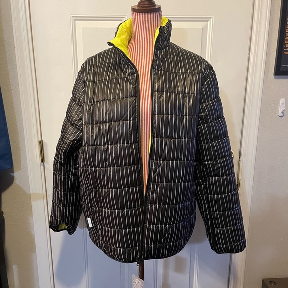 Jack Skellington Puffy Jacket for Adults - Picture 2 of 6